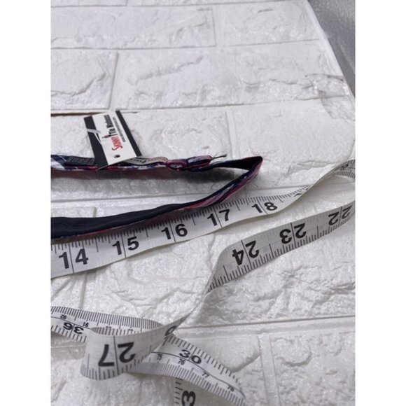 Skinny Tie Madness - Men’s Bow Tie Pink Multicolor SKM552 - Picture 3 of 7